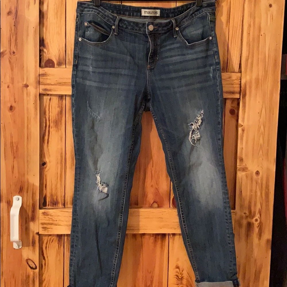 Maurices true blue skinny jeans size 14